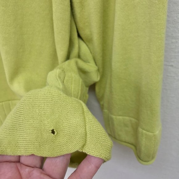 3/4 Sleeve Ruffled Edge Open Front Cardigan - Picture 9 of 13